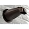 Kingston Brass Tub and Shower Faucet, Oil Rubbed Bronze, Wall Mount KBX8135EFL - alternate 4